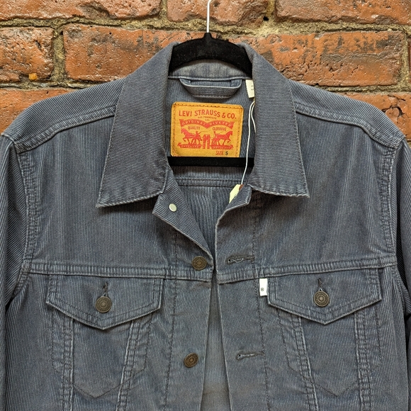 Levi's Dark Blue Corduroy Jacket - Picture 6 of 6